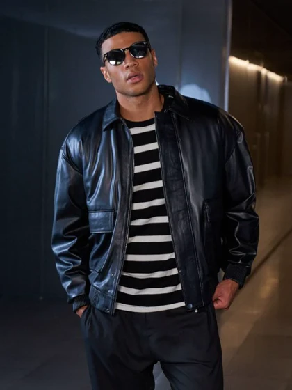 جکت چرمی / رنگ مشکی / برند NEGRO ترکیه