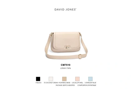 کیف دوشی زنانه دیوید جونز مدل David Jones CM7510