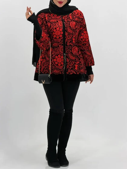 3842-کت سوزن دوزی ماه دخت