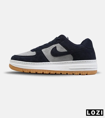 کفش نایک ایر فورس سرمه‌ای طوسی مردانه و زنانه مدل 8829 کتانی اسپرت Nike Air Force