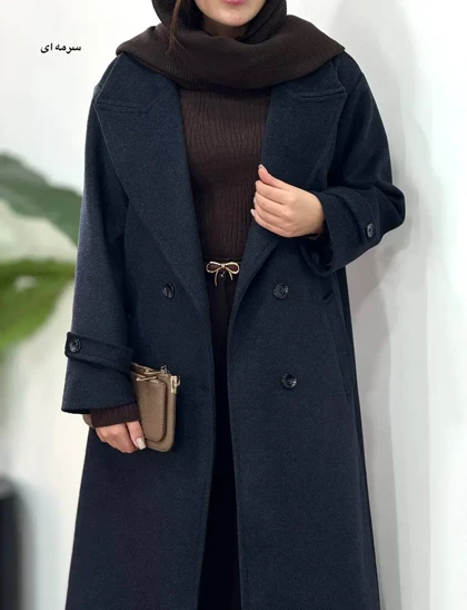 پالتو فوتر بلند آستردار بهگل 3