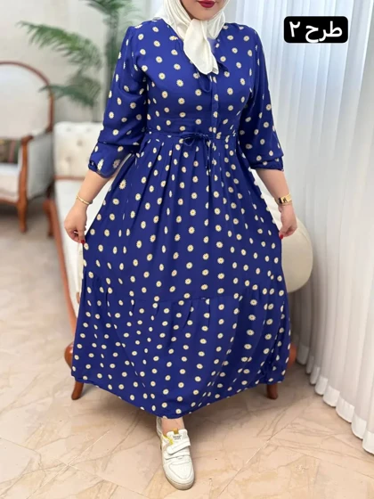 پیراهن نخی سارا 3125