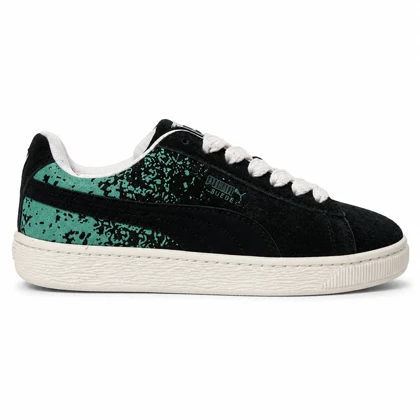 کفش کتانی پوما مدل Suede XL مشکی سبز کد 295427
