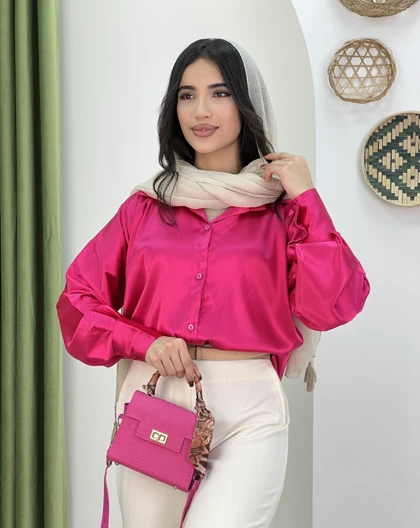 شومیز ساتن آتوسا(73)کد:4654