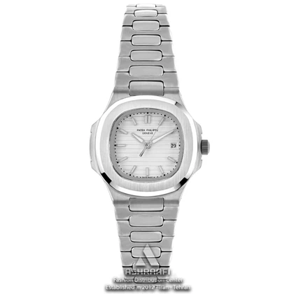ساعت پتک فیلیپ ناتیلوس نقره‌ای Patek Philippe Nautilus SW1