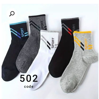 جوراب نیم ساق مردانه طرح کج خط Sport