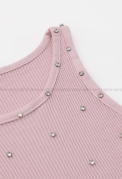 تاپ بافت نگین‌دار کد1004324