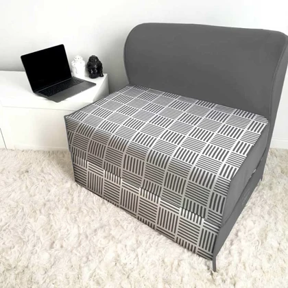 کاناپه تخت شو یک نفره حصیری مینیمال مدل M1097