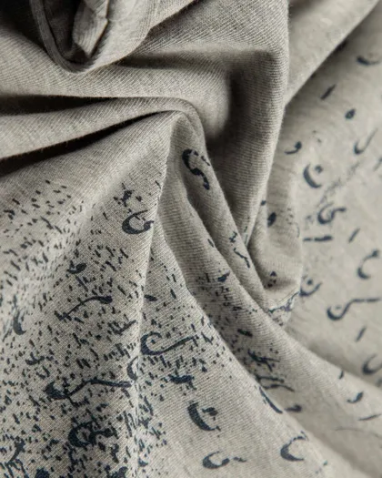 تیشرت نخی طرح حروف فارسی