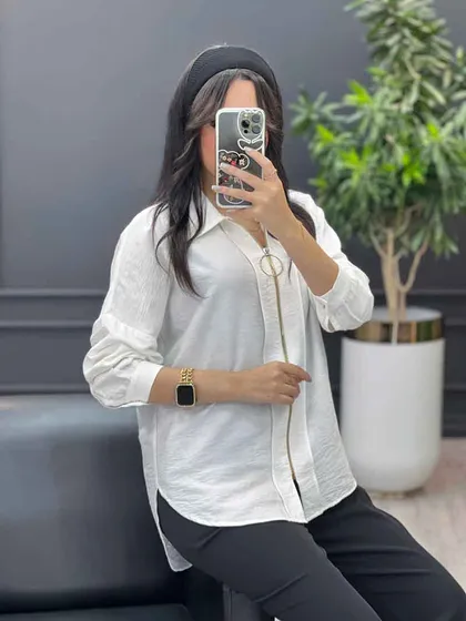 شومیز جلو زیپ