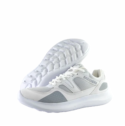 کفش اسپرت و روزمره مردانه برند اسکچرز Skechers مدل کوانتوم سفید کد 249