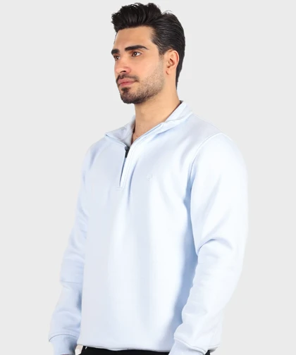 دورس نیم زیپ مردانه ساده 0653