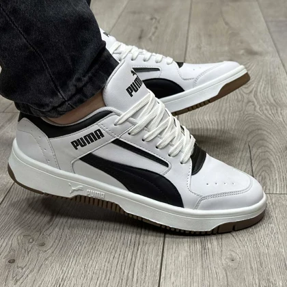 کفش و کتانی مردانه مدل پوما PUMA رنگ سفید مشکی