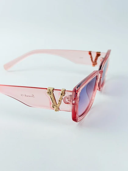 عینک آفتابی زنانه صورتی