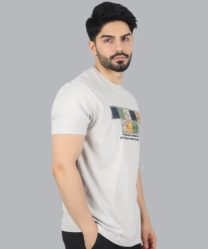 تیشرت طرح دار مردانه وینتیج 1385