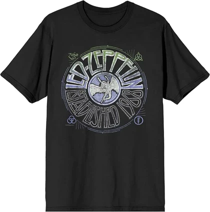 تیشرت لد زپلین | Led Zeppelin Established 1968 Vintage کد 248631