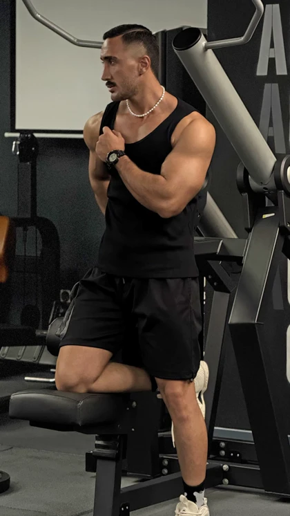 رکابی تنک تاپ ساده کوپ آیسان اسلامی مشکی