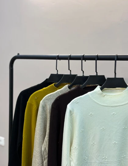 بلوز بافت گپ وارداتی مرواریدی 60