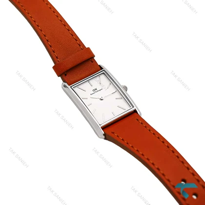 ساعت دنیل ولینگتون BOUND زنانه سیلور بند چرم عسلی DW-6186-L