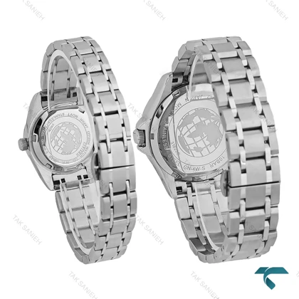 ساعت مچی ست سیتیزن VIP نقره ای صفحه سیلور Citizen-8195-S