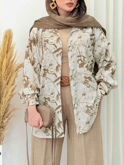 مانتو طرح دار آنیا