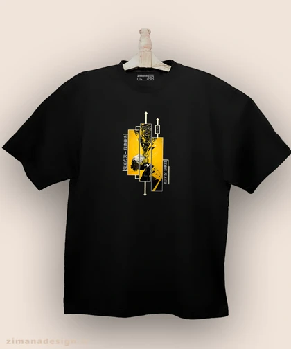 تیشرت لش مردانه و زنانه طرح شیطان کش شخصیت زنیتسو کد 897