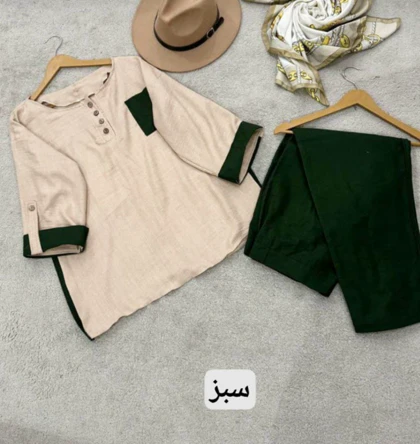 ست مانتو شلوار پیوند