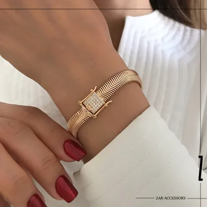 دستبند هرینگبون قفل کوبایی