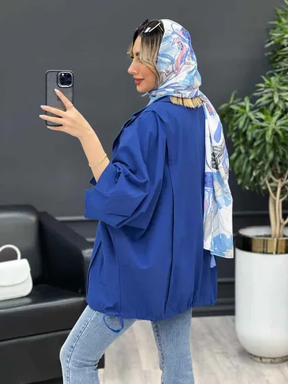 مانتو لینن جیب نما پایین گت