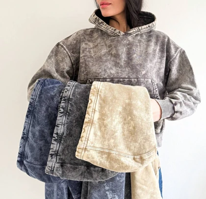 هودی کراپ سنگشور زنانه کلاه‌دار داخل کرک