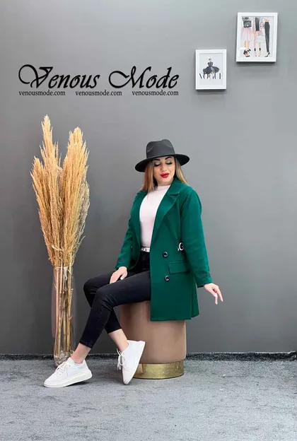مانتو کتی کمرکش BALENCIAGA