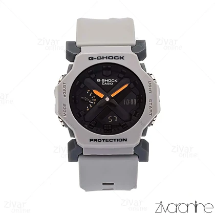 ساعت جی شاک GA2300 مردانه طوسی صفحه مشکی 106292