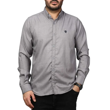 پیراهن آستین بلند ساده مردانه مدل 61029151