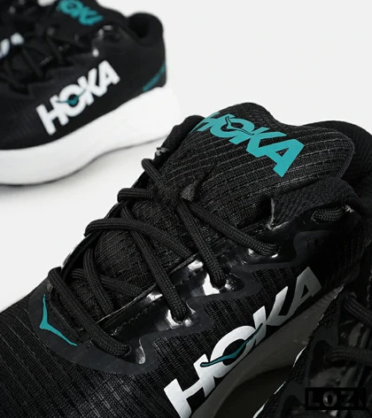کفش کتانی مشکی سفید آبی HOKA