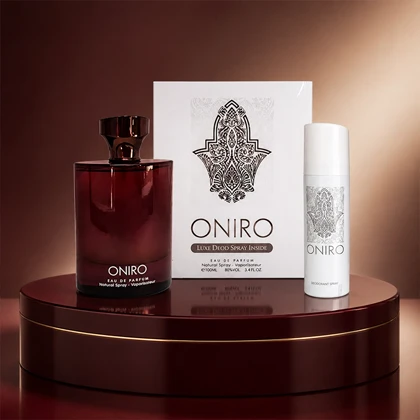 خرید ادکلن Oniro ادوپرفیوم 100 میل با اسپری دئودورانت