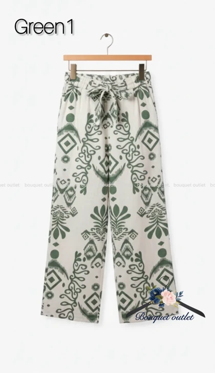 شلوار بگ طرح دار زارا ZARA
