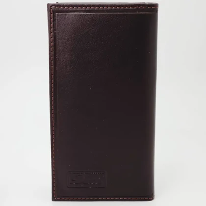 کیف مردانه پالتویی دکمه دار چرم صنعتی (فوم) دور دوخت کد 18123س