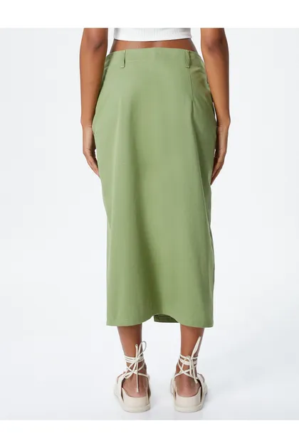 جیب دامن بلند نخی 3SAL70046IW