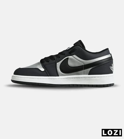 کفش مردانه و زنانه سفید سرمه ای نقره ای 1 NIKE Jordan مدل 8147