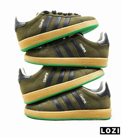 کفش کتانی مردانه سبز ADIDAS Campus