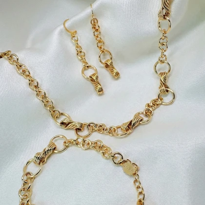 سرویس کامل برند شین مدل «پیوند زرین» | طرح گره عشق با گارانتی 1 ساله