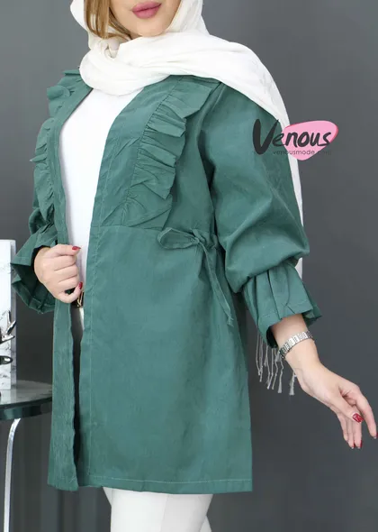 مانتو میکرو یقه چین