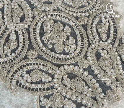 ست رومیزی پاشا 5 تکه منجوق طرح سپیدار