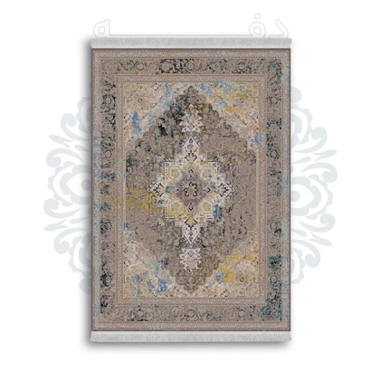 فرشینه از جنس پارچه هازان مخمل ترک طرح سنتی و مدرن برند دفه کد DAMG332