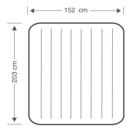 تشک بادی دو نفره INTEX DURA-BEAM STANDARD