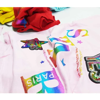 تیشرت شلوارک دخترانه STAR
