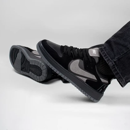 کفش کتانی اسپرت مردانه رنگ مشکی مدل نایک NIKE AIR FORCE