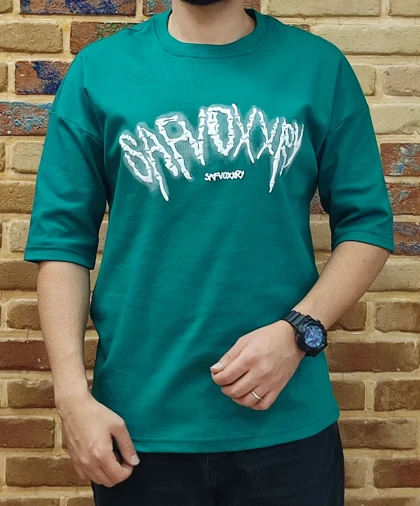 تیشرت پارچه ماکان گرم بالا طرح SAR