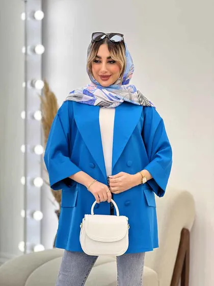 مانتو مازراتی یقه بلیزری