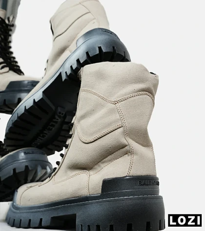 بوت مردانه کرم شیری BALENCIAGA مدل 6738